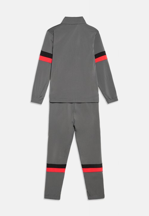 PUMA INDIVIDUALRISE UNISEX SET - Tracksuit - flat medium gray/ white/ ultra red — photo 2