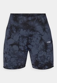 DEFINE SEAMLESS TIE DYE SHORTS - Tights - midnight