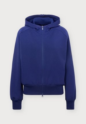 adidas Sportswear, SOFT LUX FULL ZIP HOODIE - Суитшърт с цип - dark blue