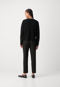 Marc O'Polo CARDIGAN LONGSLEEVE V NECK - Kofta - black