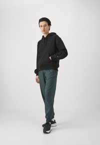 Champion ICONS HOODIE TONAL LOGO LARGE - Felpa - black