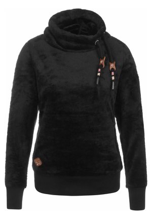 Fleece trui - black