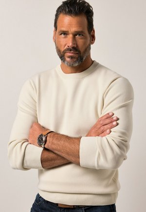 Strickpullover - creme white