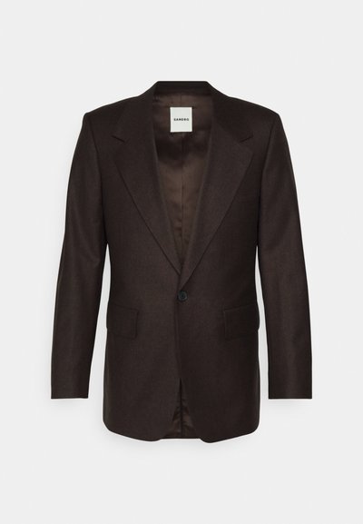 sandro Σακάκι τύπου μπλέιζερ - marron foncé