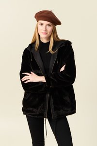 BONOBO Jeans GERADER KAPUZEN - Vinterjacka - noir