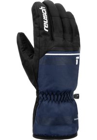 Reusch SNOW - Sormikkaat - black   dress blue