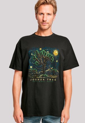 US NATIONAL PARKS JOSHUA TREE OIL ON STYLE - T-Shirt print - schwarz