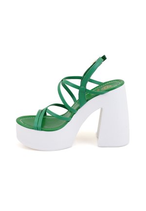 DESA WOMAN PLATFORM SANDALS - Sandales à plateforme - green