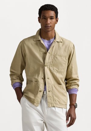Polo Ralph Lauren LINEN-COTTON OVERSHIRT - Shirt - coastal beige