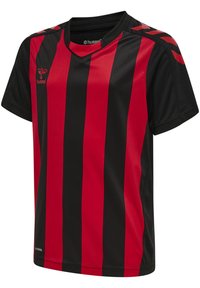 Hummel CORE  - T-shirts print - black true red