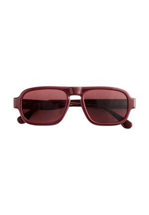 & OTHER STORIES, & OTHER STORIES SQUARE-FRAME AVIATOR SUNGLASSES - Slnečné okuliare - red