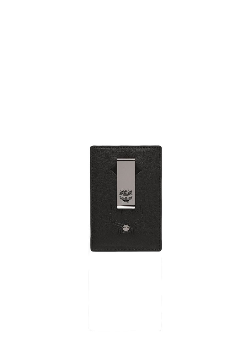 MCM MIT MAXI-MONOGRAMM UND GELDSCHEINKLAMMER - Portemonnee - black