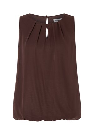 More & More Bluse - cool chocolate
