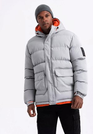 JACKET WITH DOUBLE HOOD - Veste d'hiver - grey