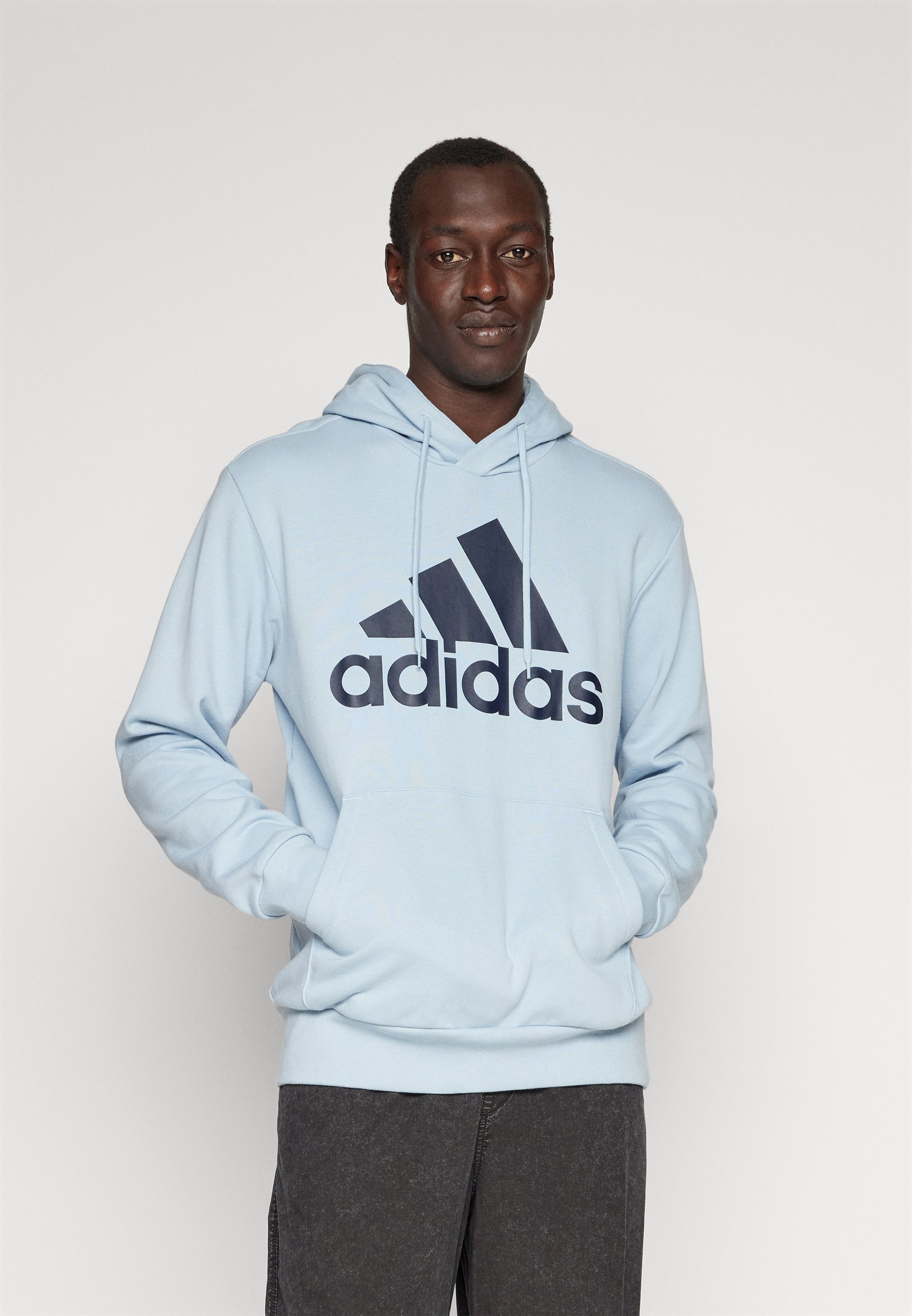 adidas Sportswear ESSENTIALS BIG LOGO - Hoodie - blue/legend ink/blue