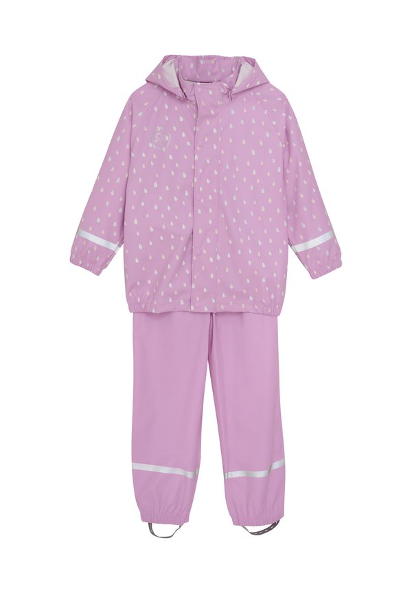 SET - Regenjacke / wasserabweisende Jacke - orchid