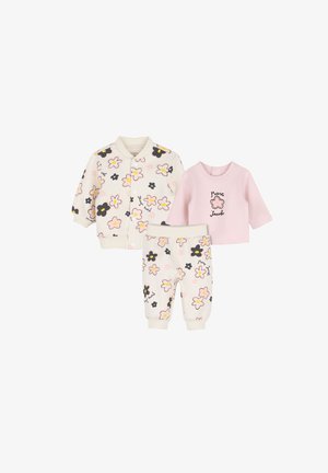 MARC JACOBS KIDS, ENSEMBLE PANTALON, CARDIGAN ET TEE-SHIRT SET - Sudadera con cremallera - beige