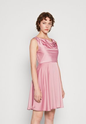 WAL G. LOGAN COWL NECK MIDI - Cocktail φόρεμα / Φόρεμα για πάρτι - mauve pink