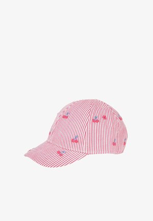 JoJo Maman Bébé EMBROIDERED REGULAR FIT - Nokkmüts - pink cherry