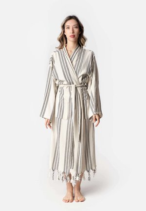 KIMONO - Dressing gown - beige-grey