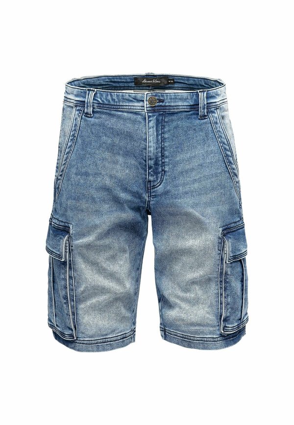 Jeans Shorts - blau