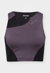 RACE - Medium support sports bra - dunkelviolett