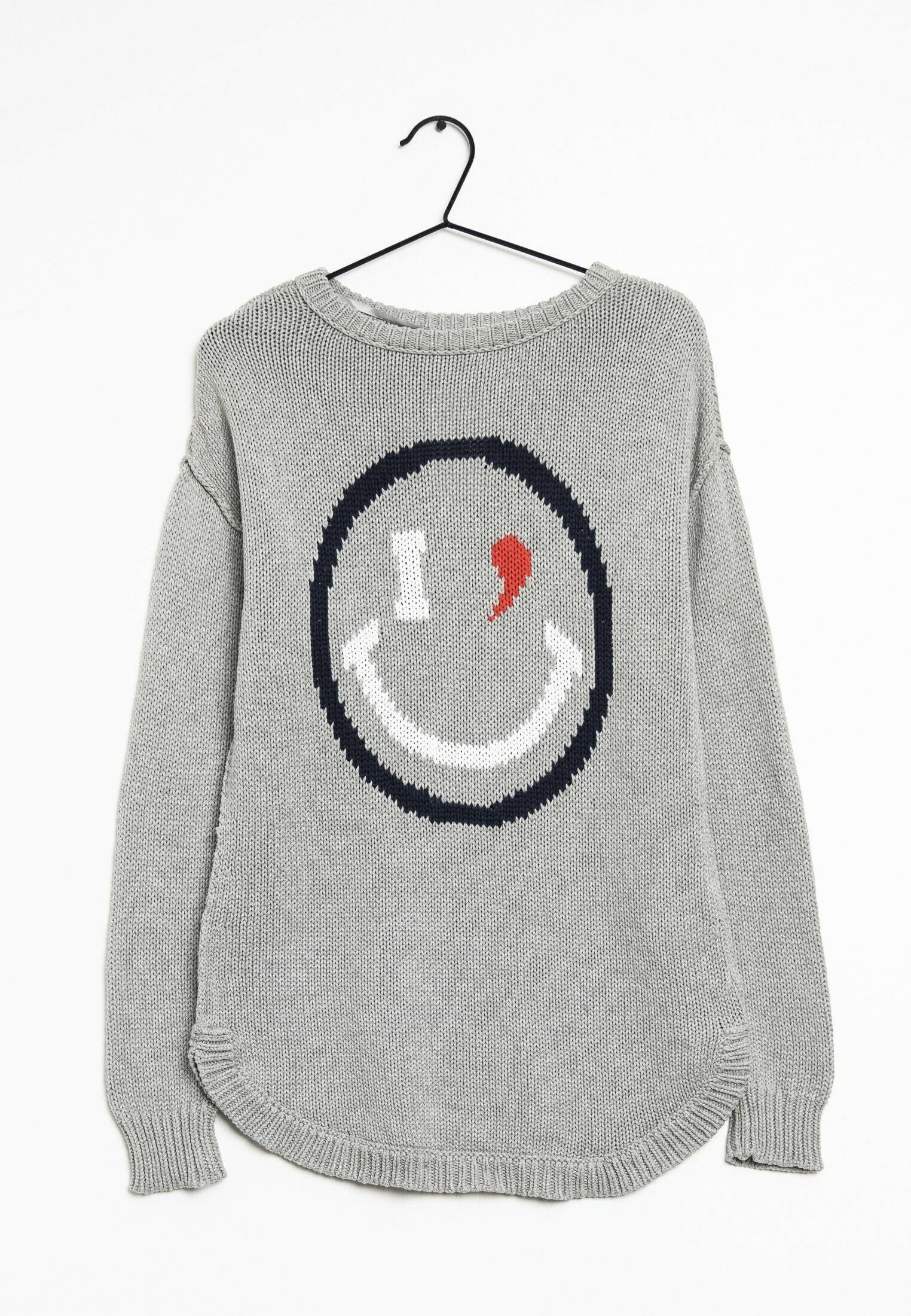 Oui Knitwear Pullover Oui Oui Pocket Front Jumper With Rib Trim