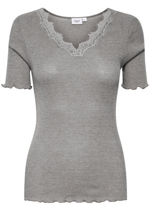 MAYASZ - Basic T-shirt - mist grey melange