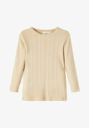 MIT SLIM FIT - T-shirt à manches longues - warm sand