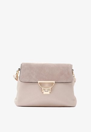 Borsa a tracolla bi-colore beige e verde Borsa a tracolla bi-colore beige e verde