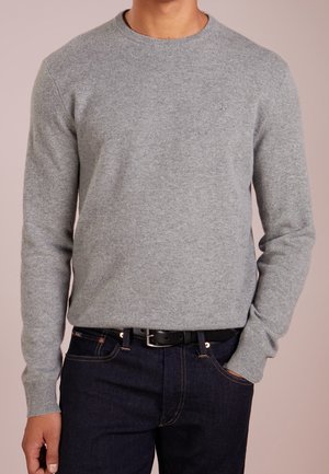 Jersey de punto - mottled light grey