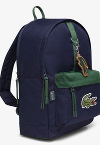 Lacoste CORE SOLID - Cartable d'école - dark blue/green