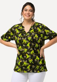 Ulla Popken 3/4 SLEEVE - Bluse - dark blue