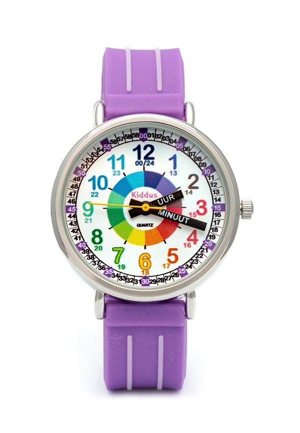 TIME TEACHER DUTCH – Uhr – Dutch Purple