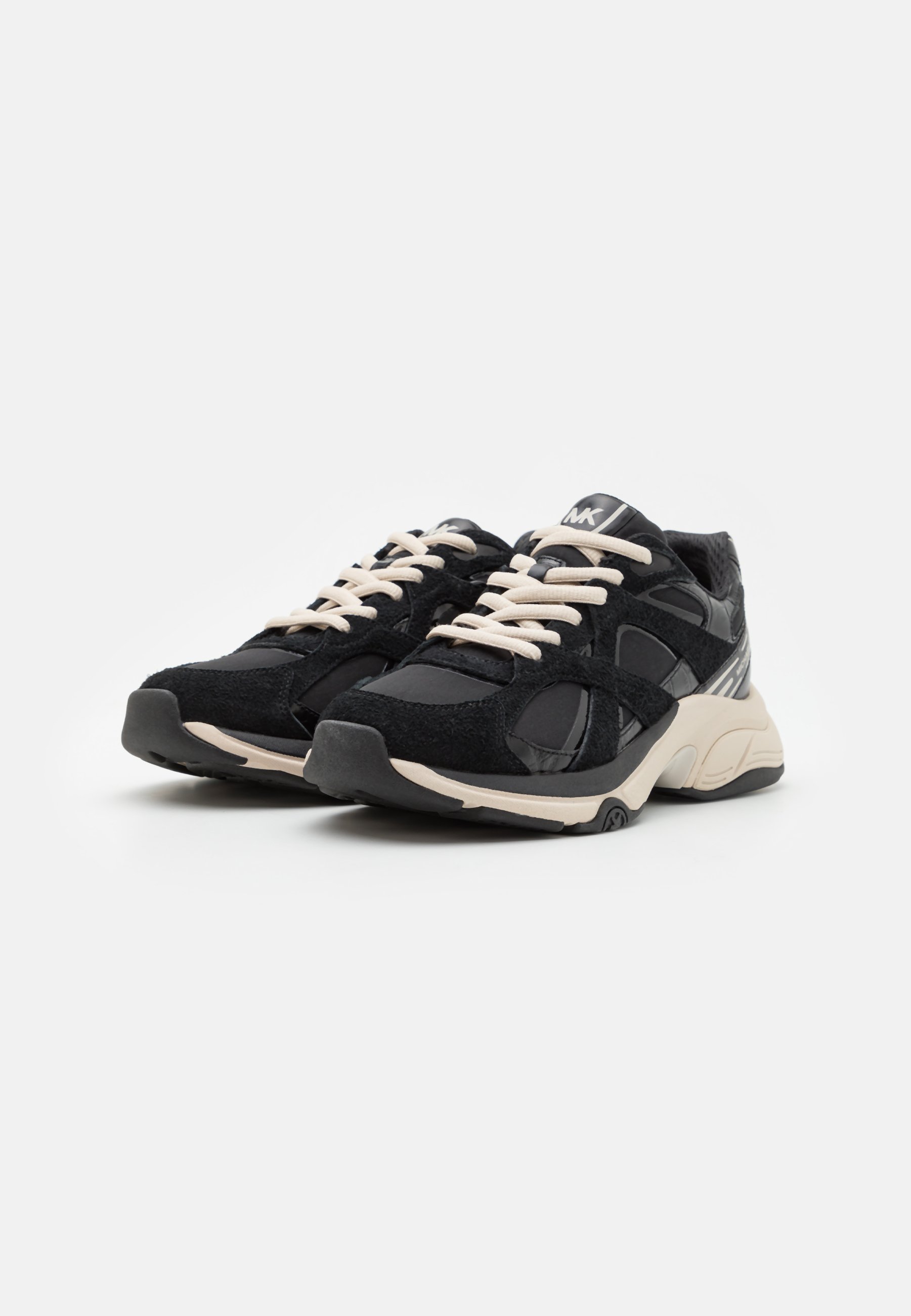 MICHAEL Michael Kors LEO TRAINER - Sneakers low - black/negru
