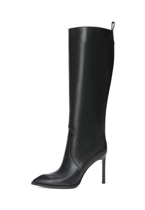 Cesare Gaspari, High heeled boots - black