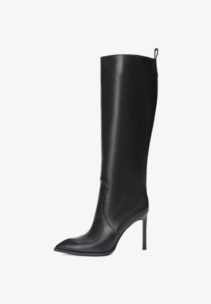 Cesare Gaspari, High heeled boots - black