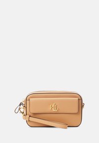 Lauren Ralph Lauren - LEATHER SMALL MARCY CONVERTIBLE POUCH - Torba preko tijela - buff Minijatura 1