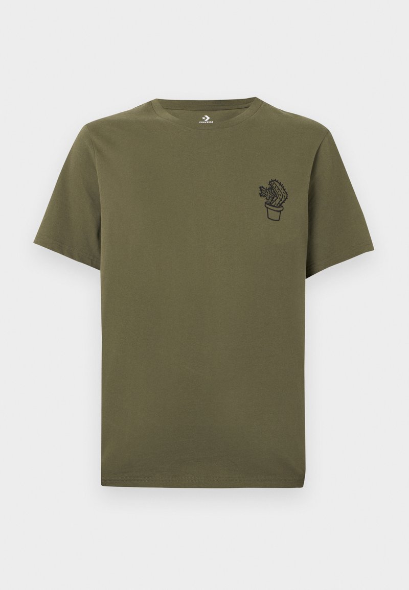 Converse T-shirt print kaki