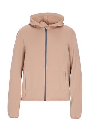 Cipzáras pulóver - beige türkis grau