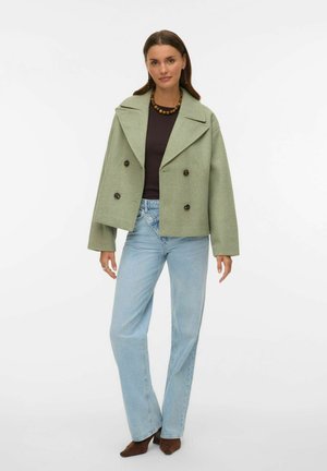 VMVINCELINE SHORT - Cappotto corto - tea