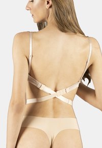 Bye Bra 3-PACK LOW BACK STRAPS 2-HOOKS - Overige accessoires - beige, black & white