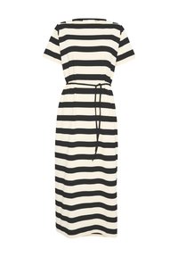 InWear LONG - Maxi ruha - black whisper white