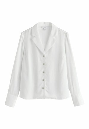 Next, REGULAR FIT - SOFT REVERE COLLAR LONG SLEEVE SHIRT - Skjortebluser - white