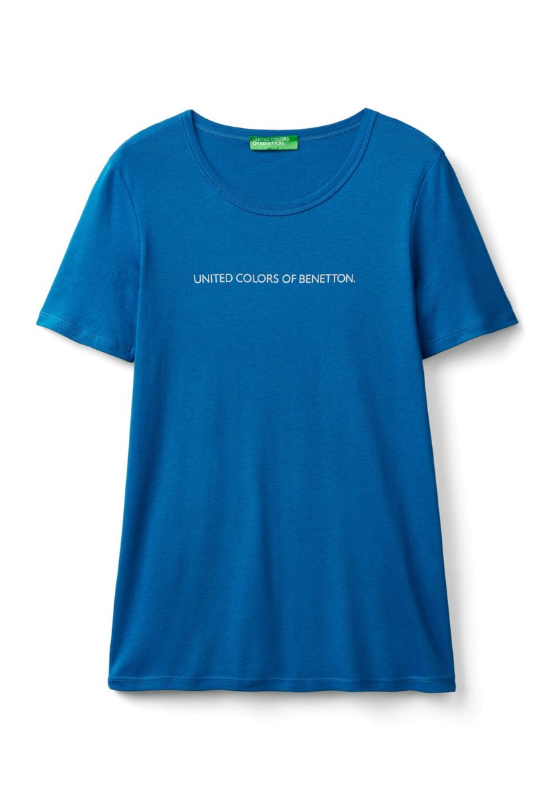 United Colors of Benetton T-shirt print blauw United Colors of Benetton T-shirt print blauw