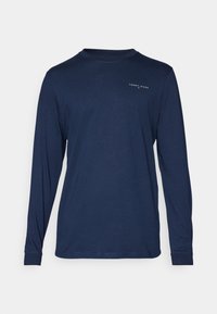 SLIM LINEAR TEE - Maglietta a manica lunga - dark night navy