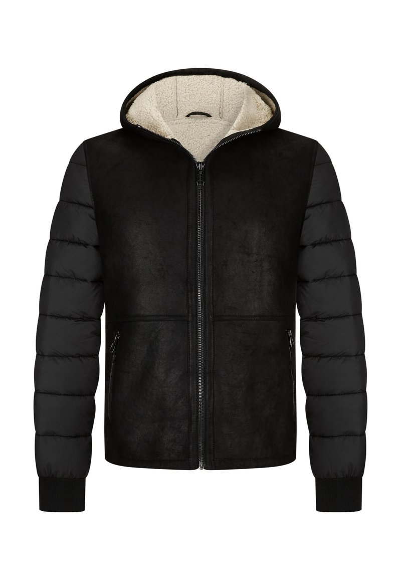 Milestone MS OLBIA Leather jacket schwarz/black Zalando.de