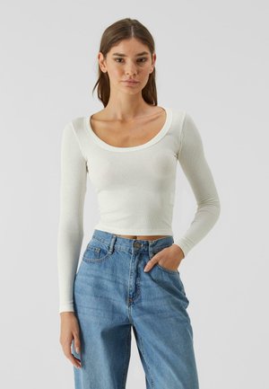 Urban Classics Long sleeved top - offwhite