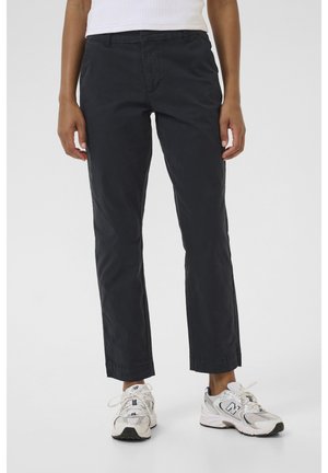 KAMETTE SLIM CHINO - Pantaloni - midnight marine