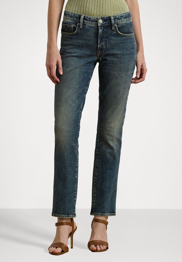 Mid Rise Straight Ankle Jean - Straight leg jeans - haze wash